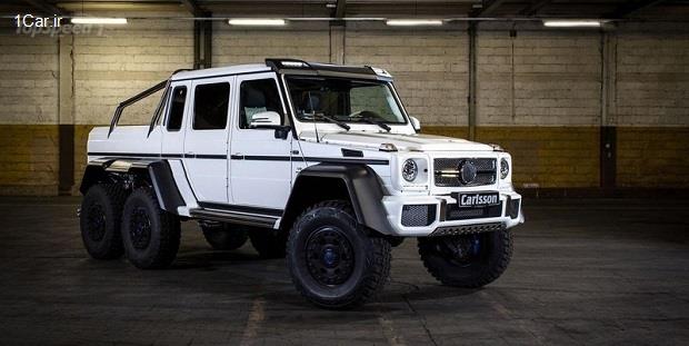 بررسی مرسدس بنز G63 AMG 6x6 مدل 2014